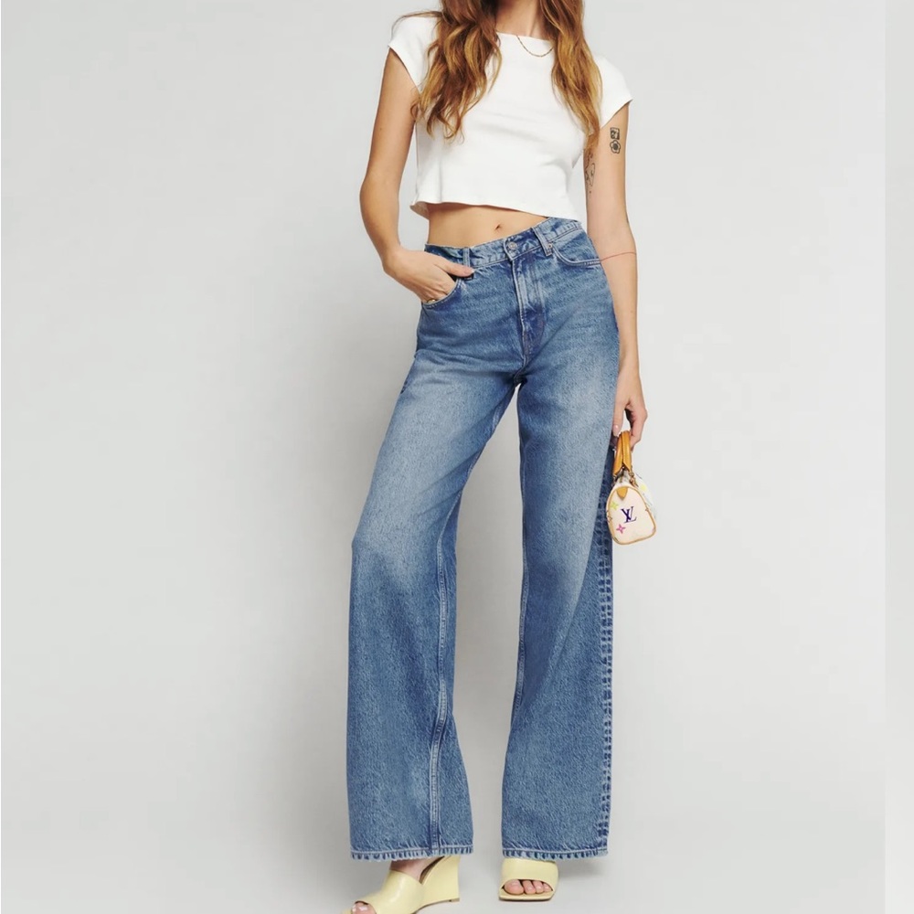 Cary High Rise Slouchy Wide Leg Jeans